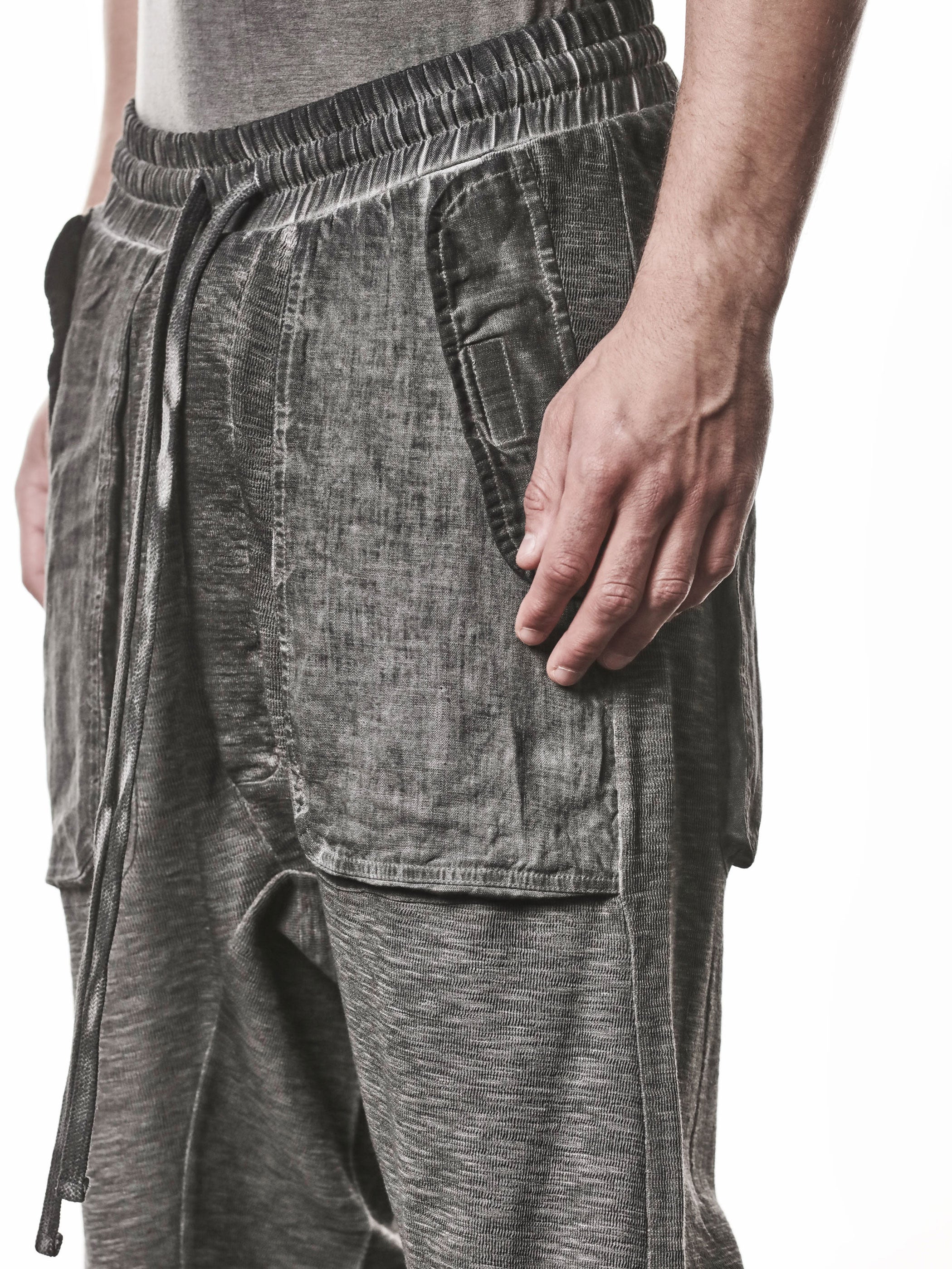 Matmix Linen-Patch Trousers