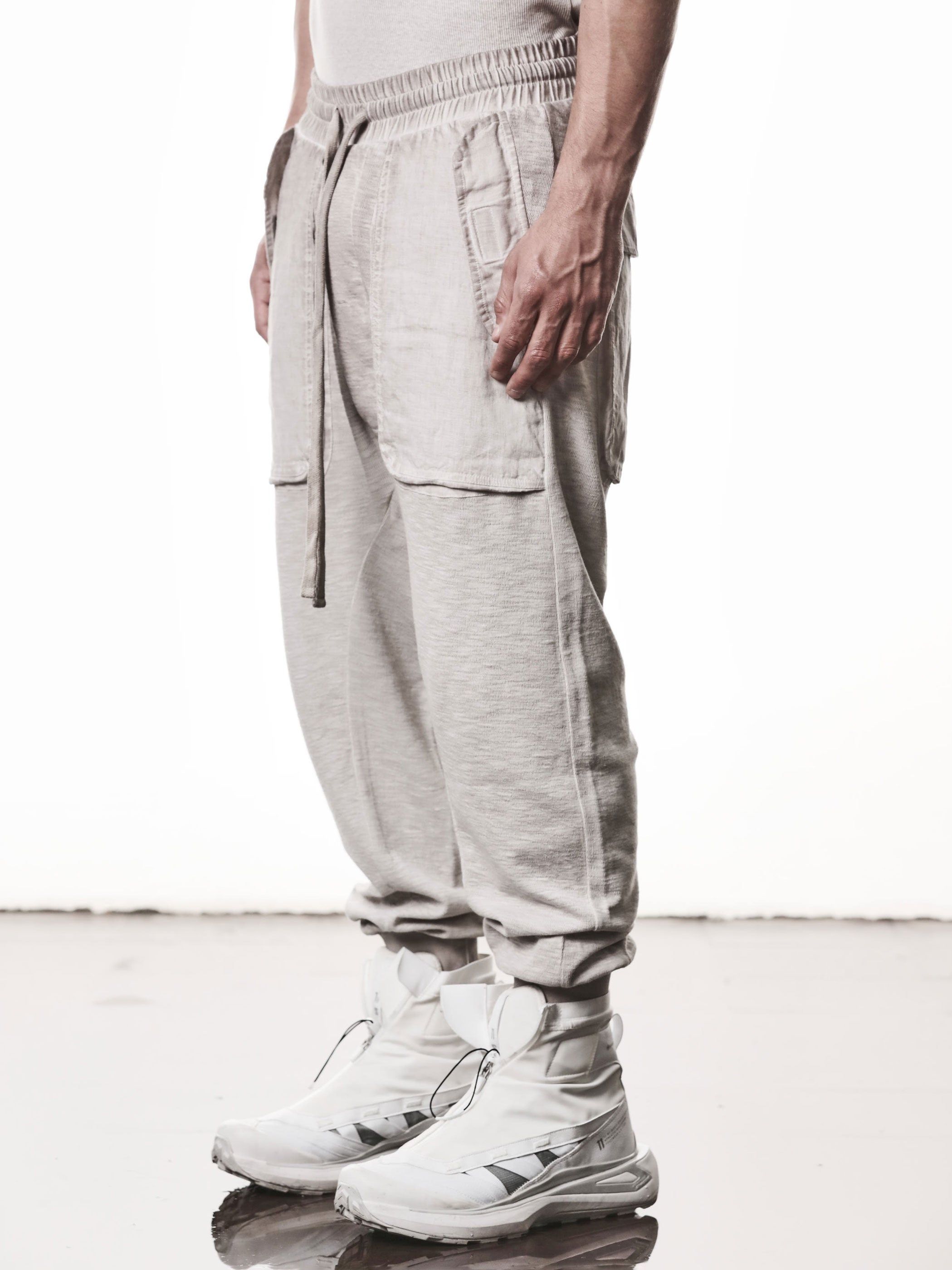 Matmix Linen-Patch Trousers