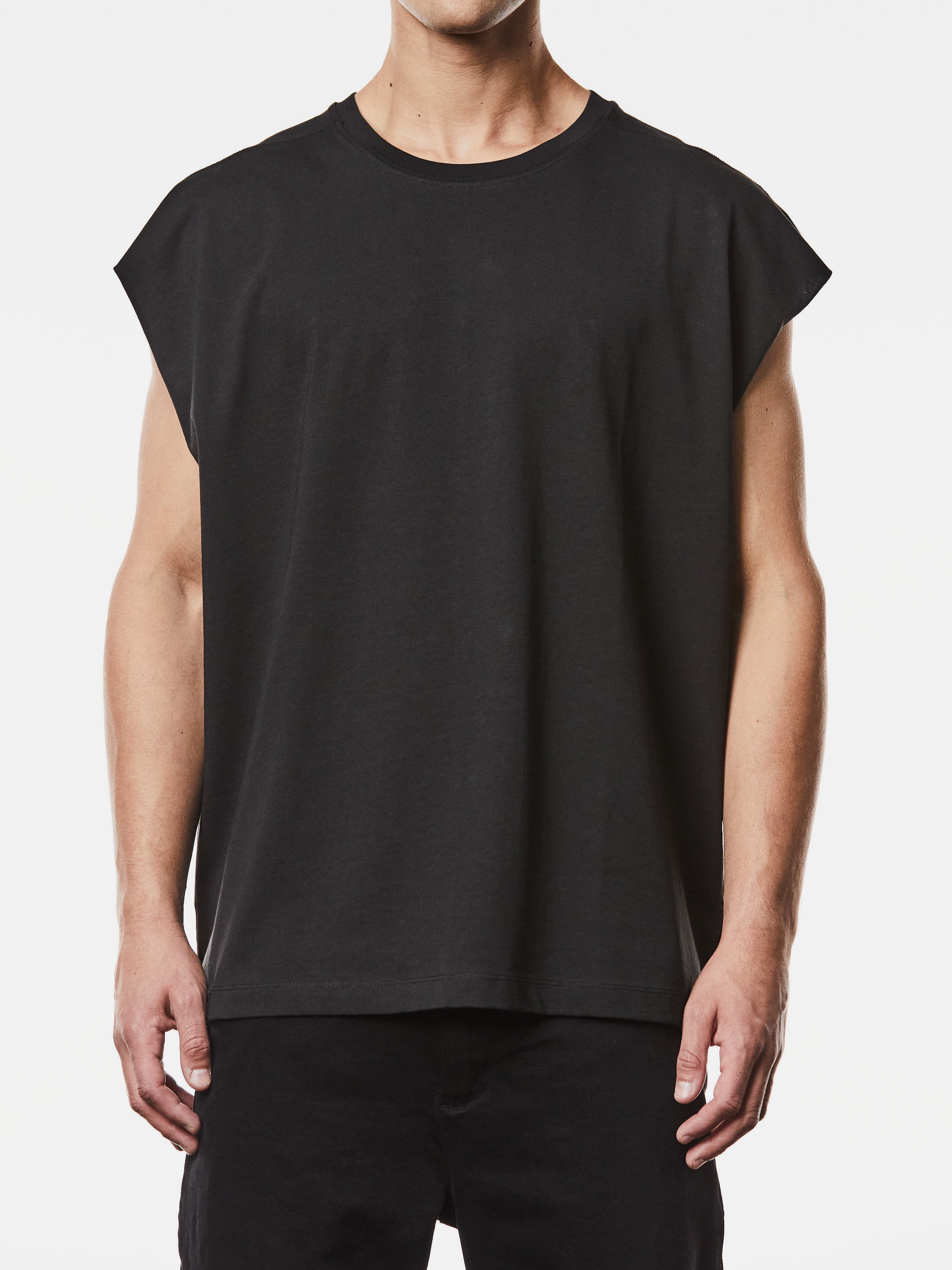 Oversized Sleeveless T-Shirt