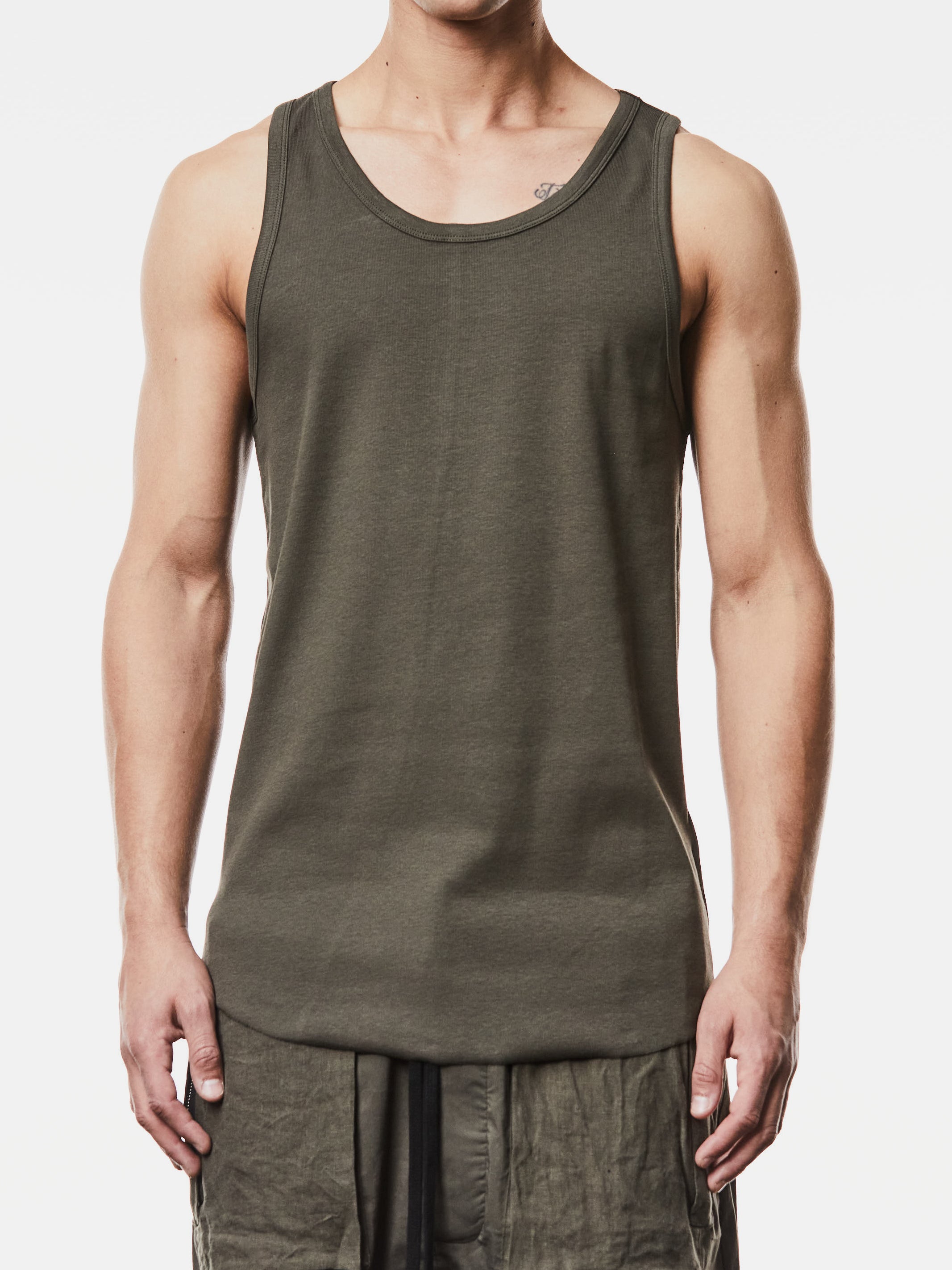 Long Slim Fit Tank Top