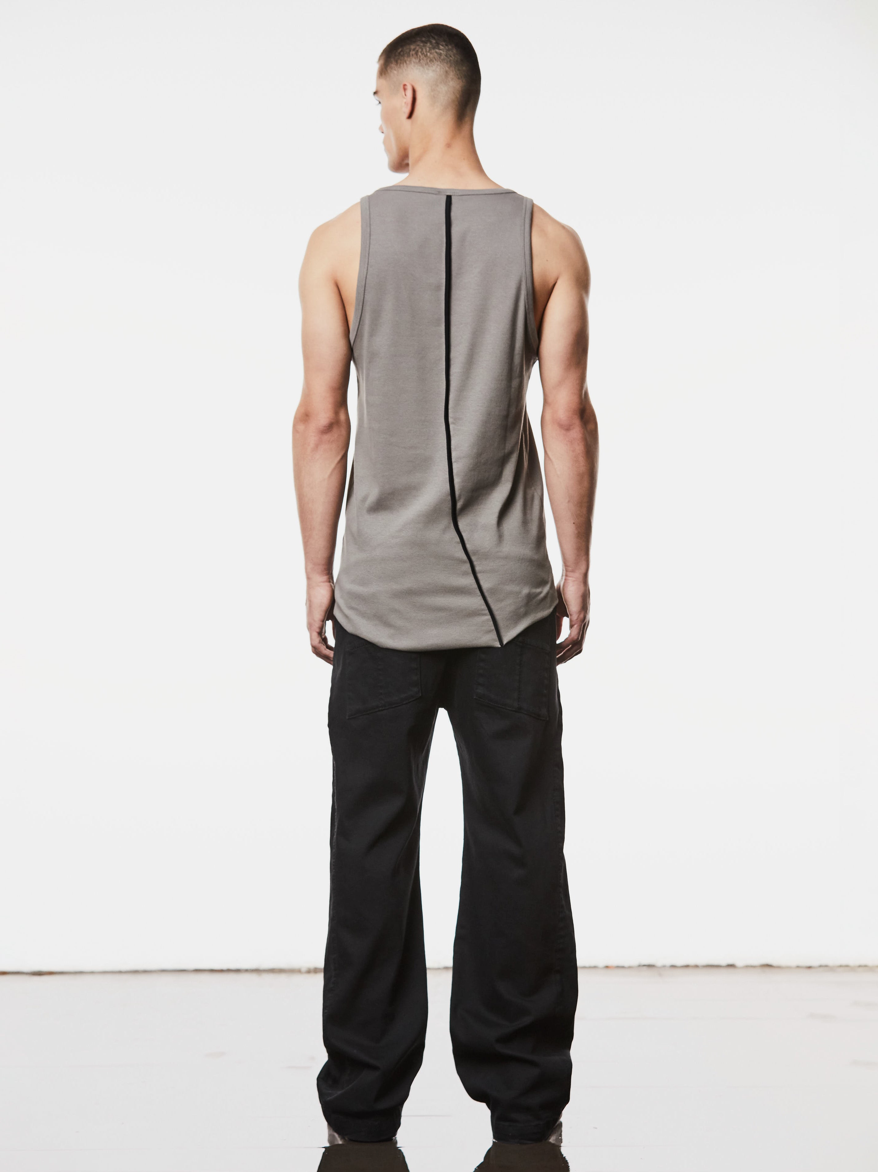 Long Slim Fit Tank Top