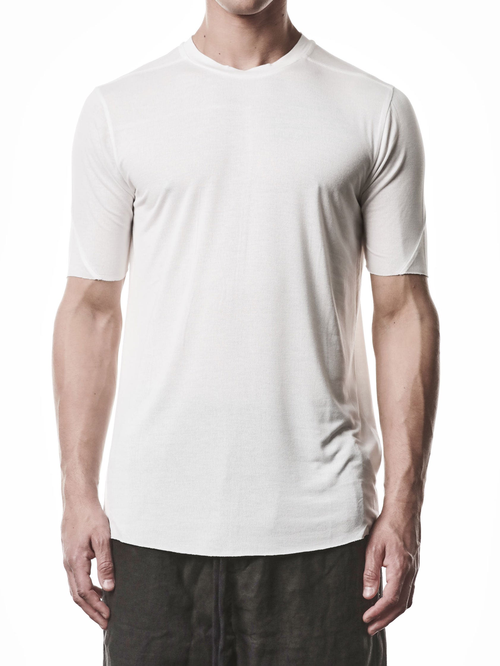 Viscose Raw Edge T-Shirt