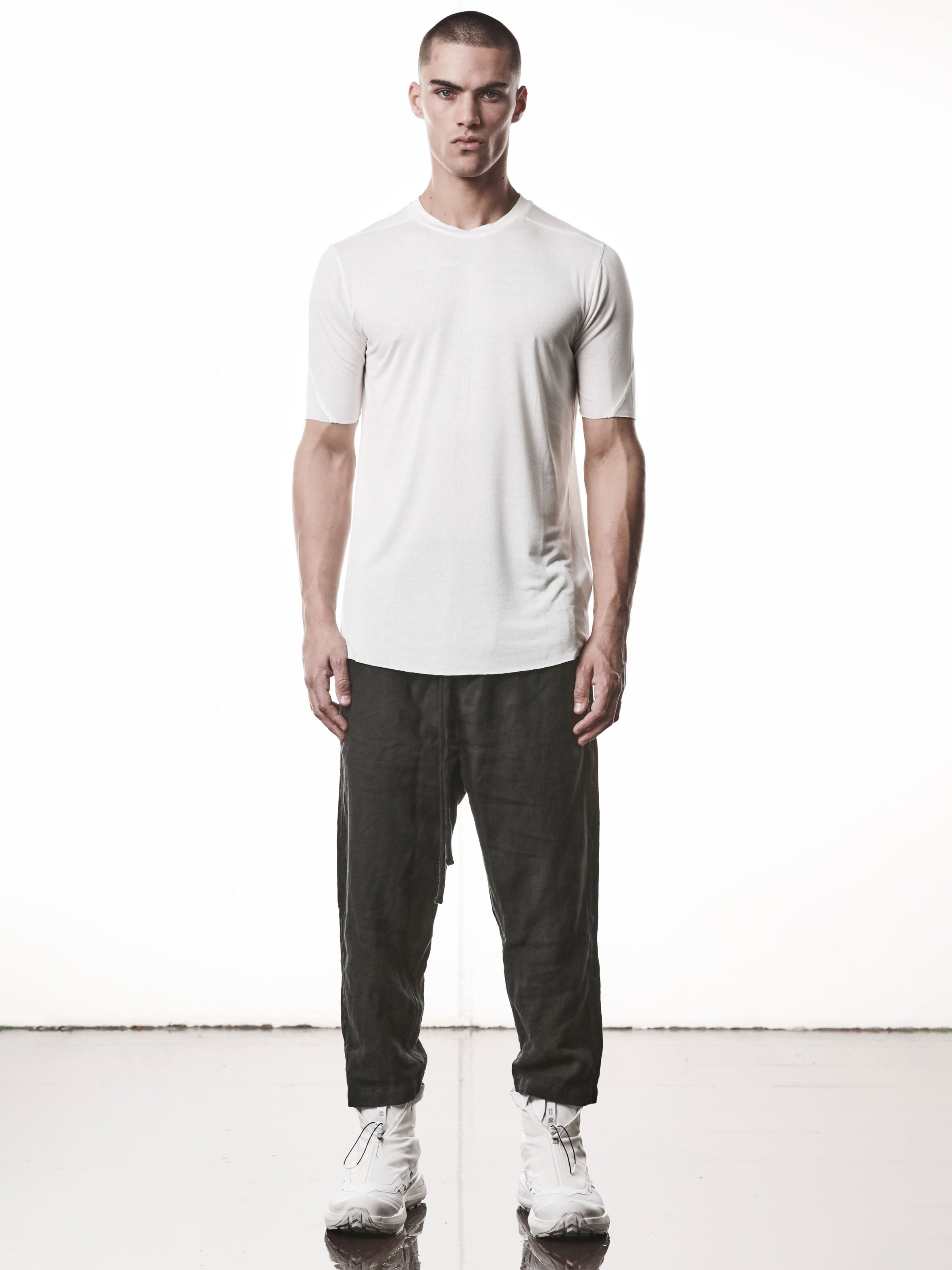 Viscose Raw Edge T-Shirt
