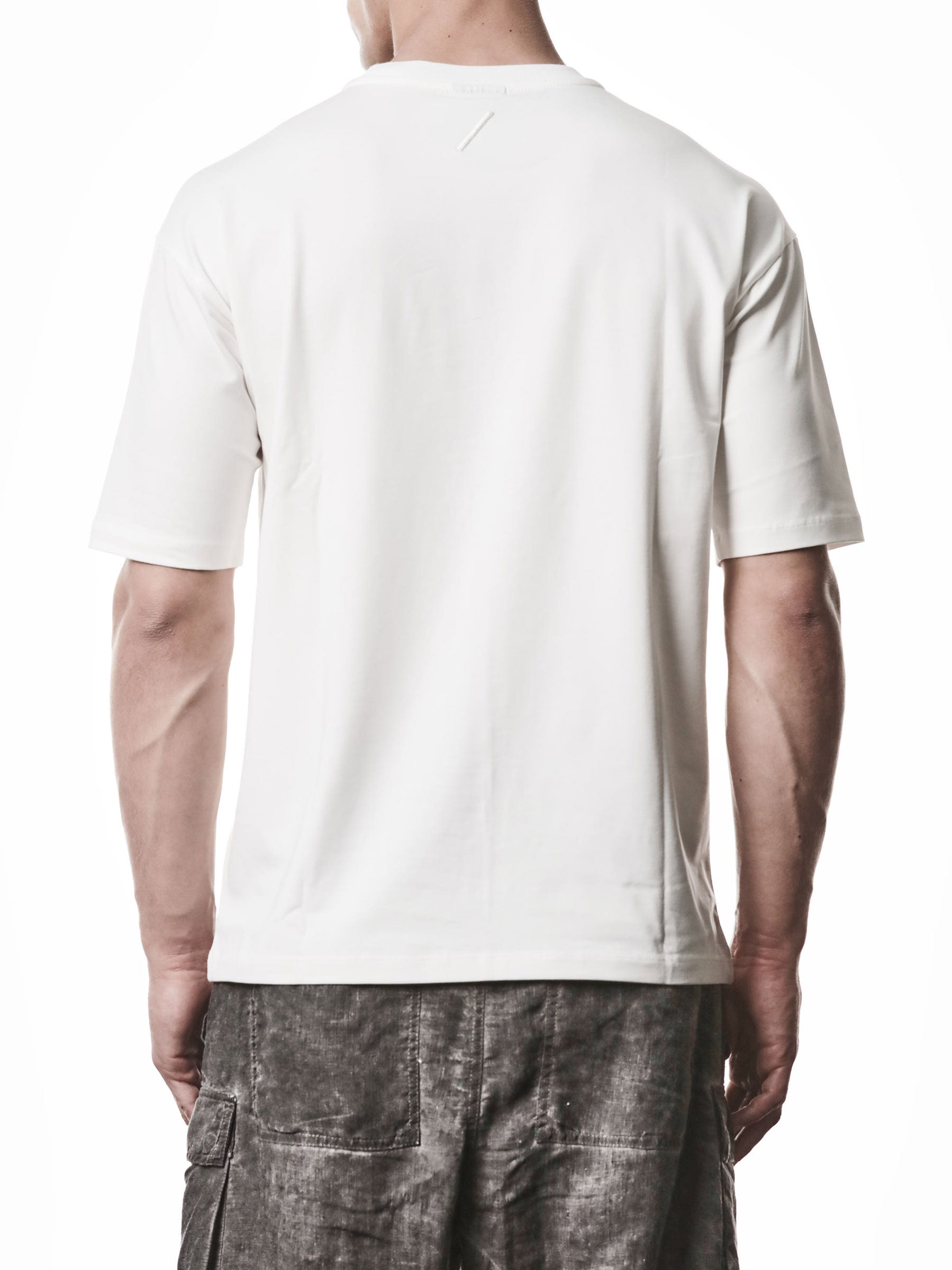 THOM KROM Modal Jersey T-Shirt off-white - full length on model