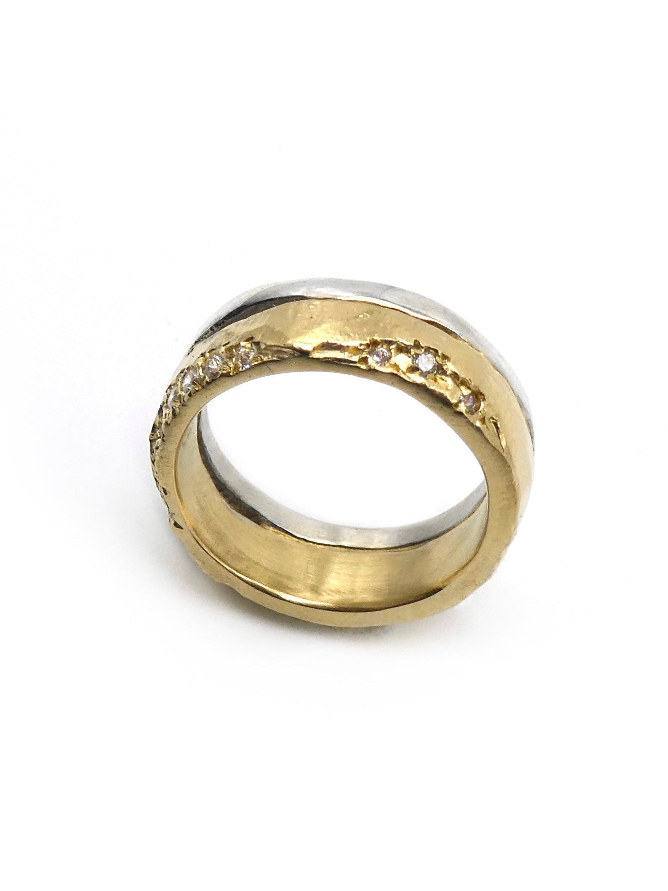 REVERSE BOND STONES RING — Enri Mars