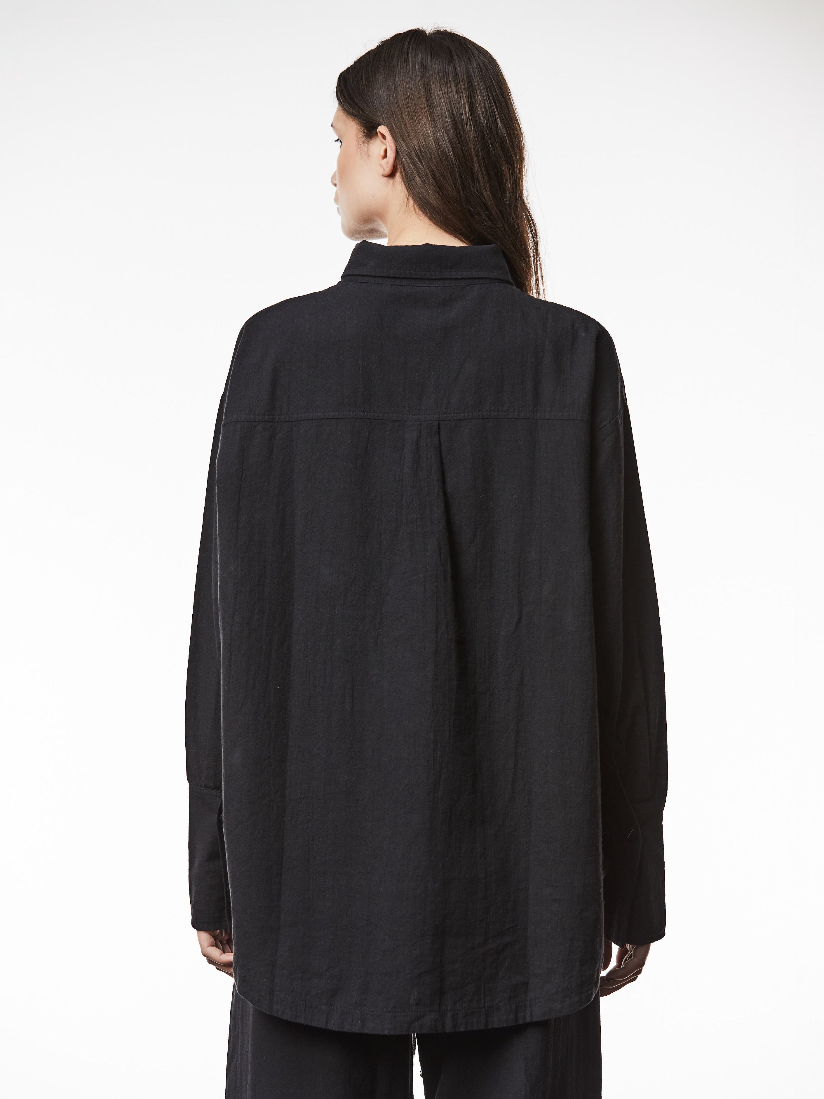 Oversized Linen Long Shirt