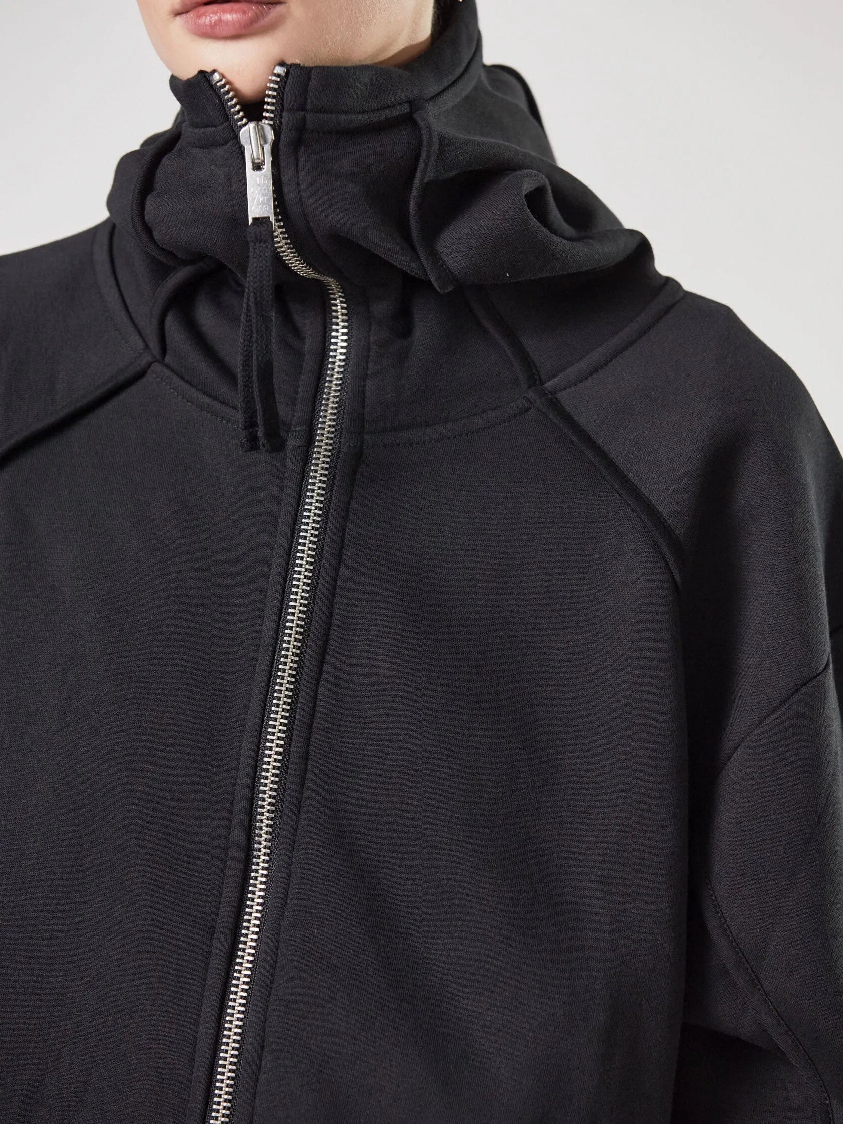 Hooded sweat jacket