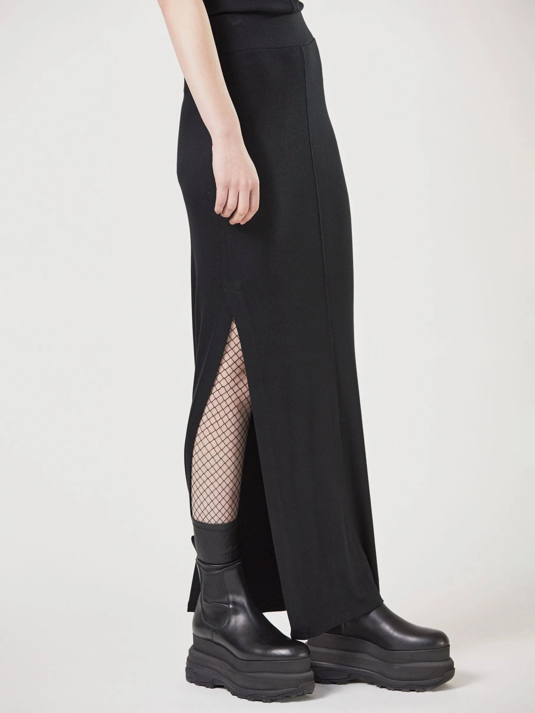 High waist long skirt