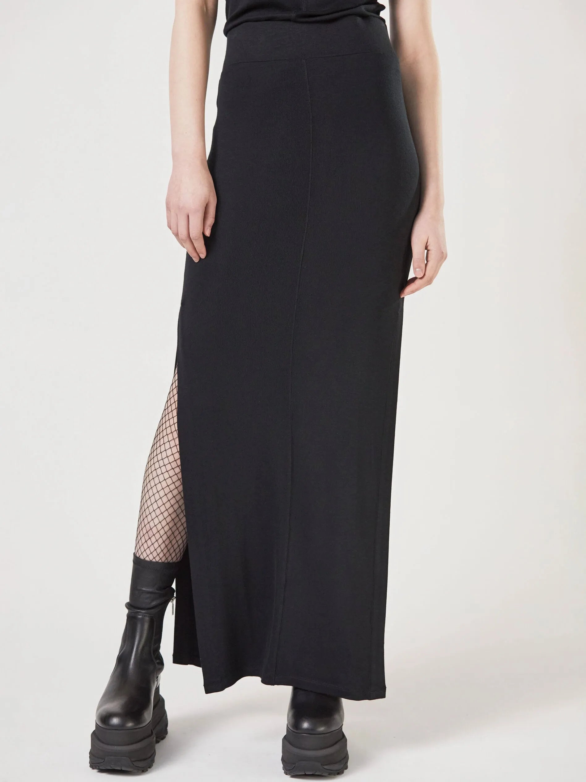 High waist long skirt