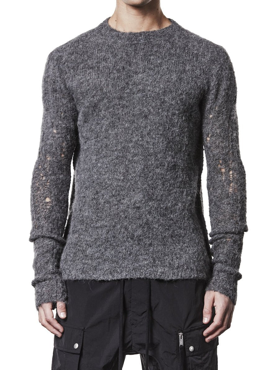 Alpaca Round Neck Sweater - by THOM KROM