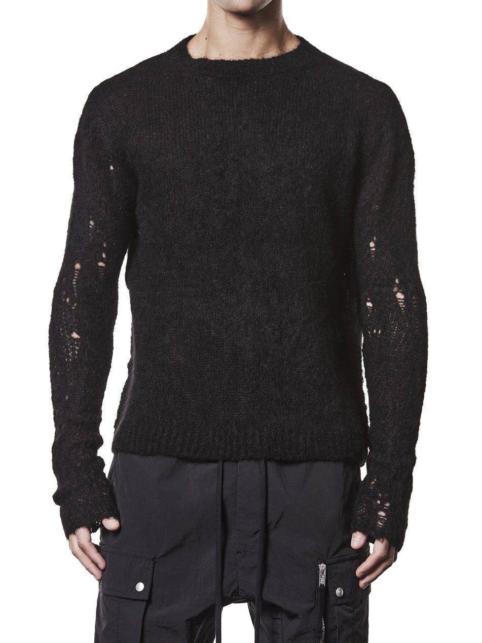 Alpaca Round Neck Sweater - by THOM KROM