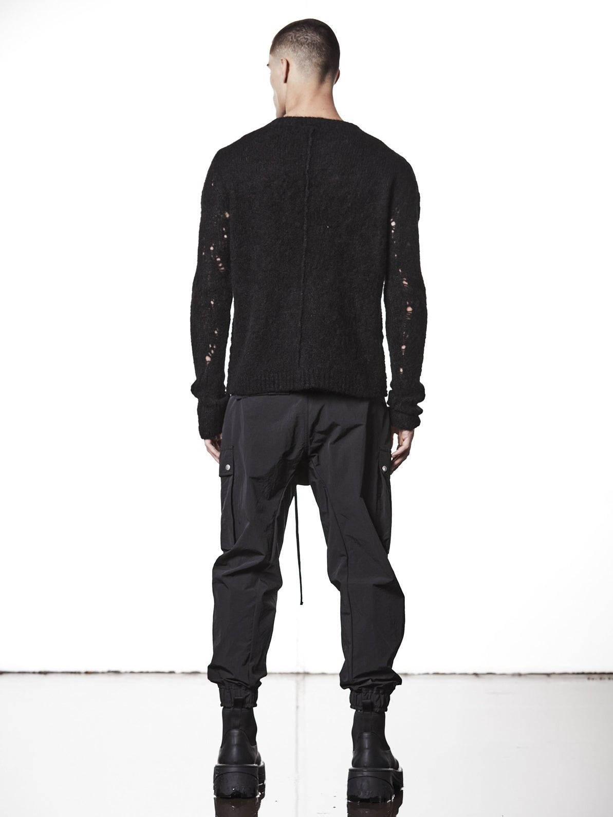 Alpaca Round Neck Sweater - by THOM KROM