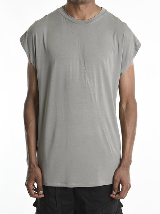 Asymmetric Cut Tank Top - by LA HAINE INSIDE US