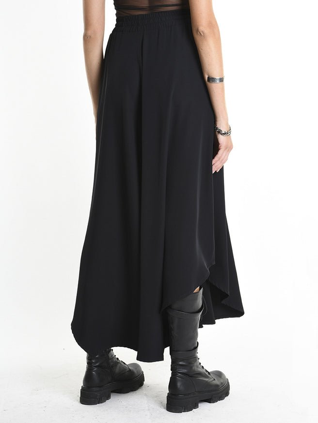 Asymmetric Trousers with Drawstring - by LA HAINE INSIDE US