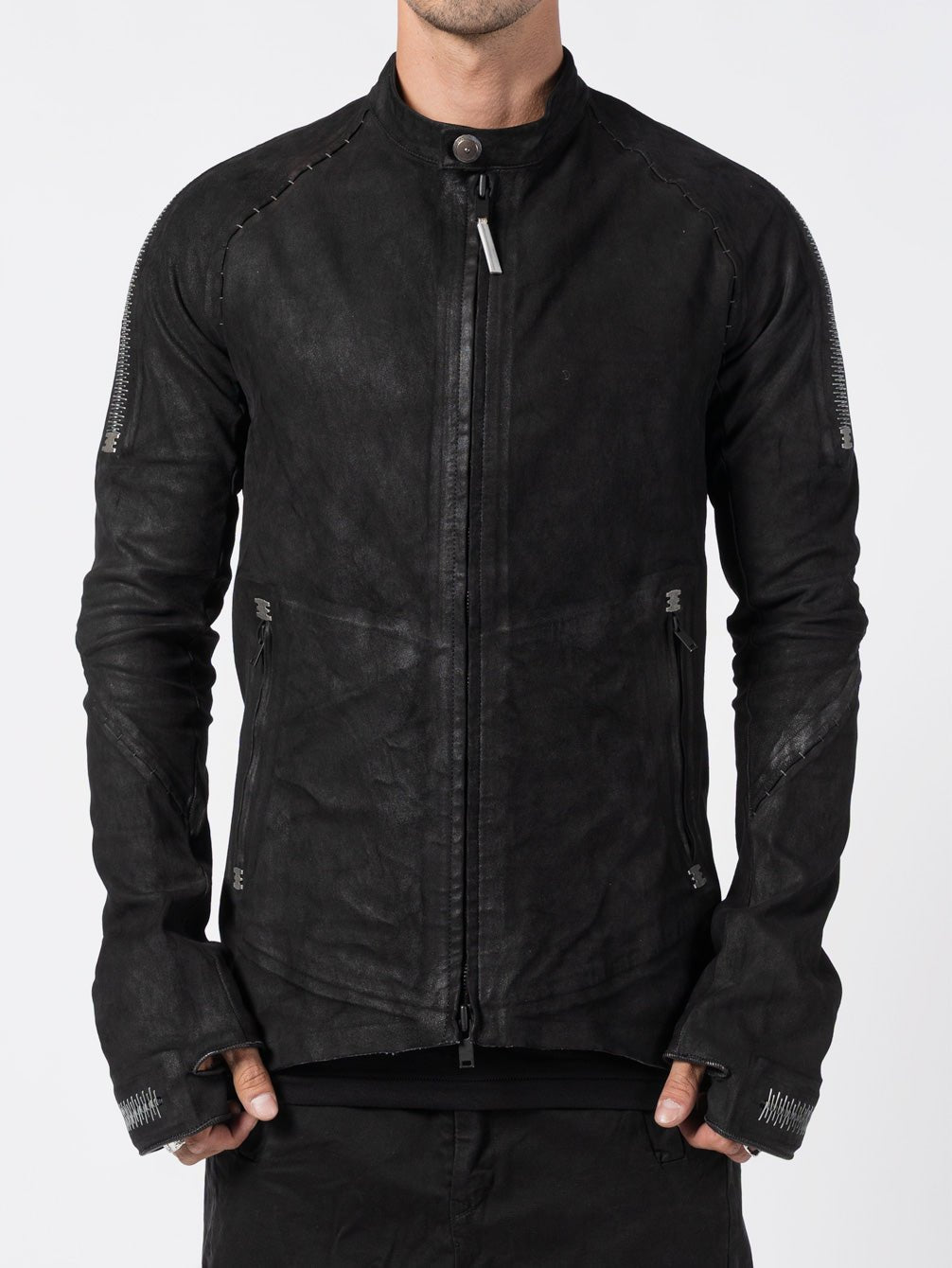 Azymute Leather Jacket - by ISAAC SELLAM
