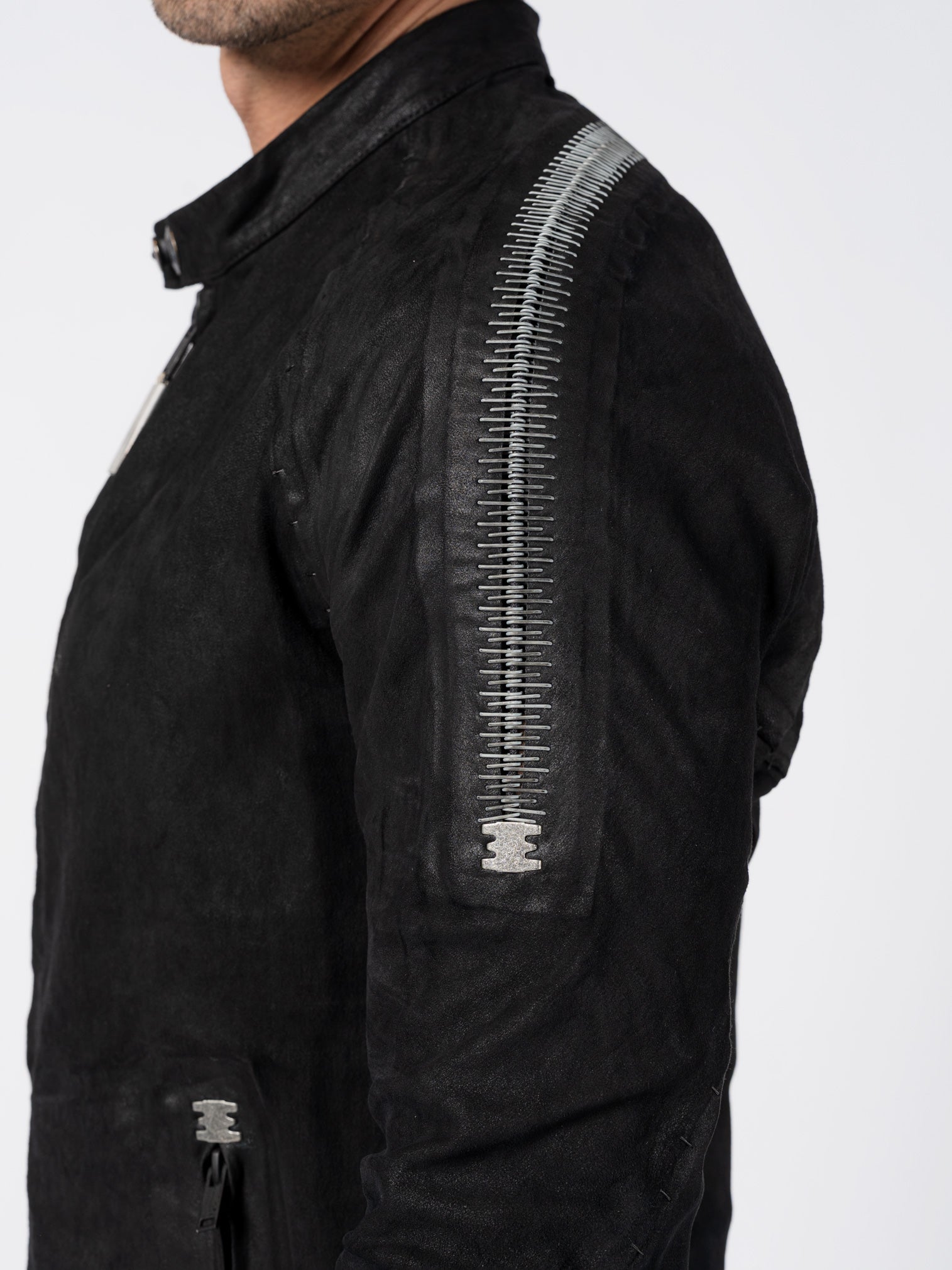 Azymute Leather Jacket - by ISAAC SELLAM