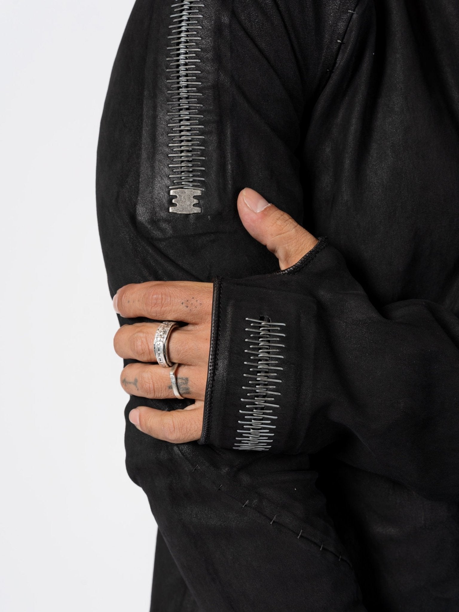 Azymute Leather Jacket - by ISAAC SELLAM