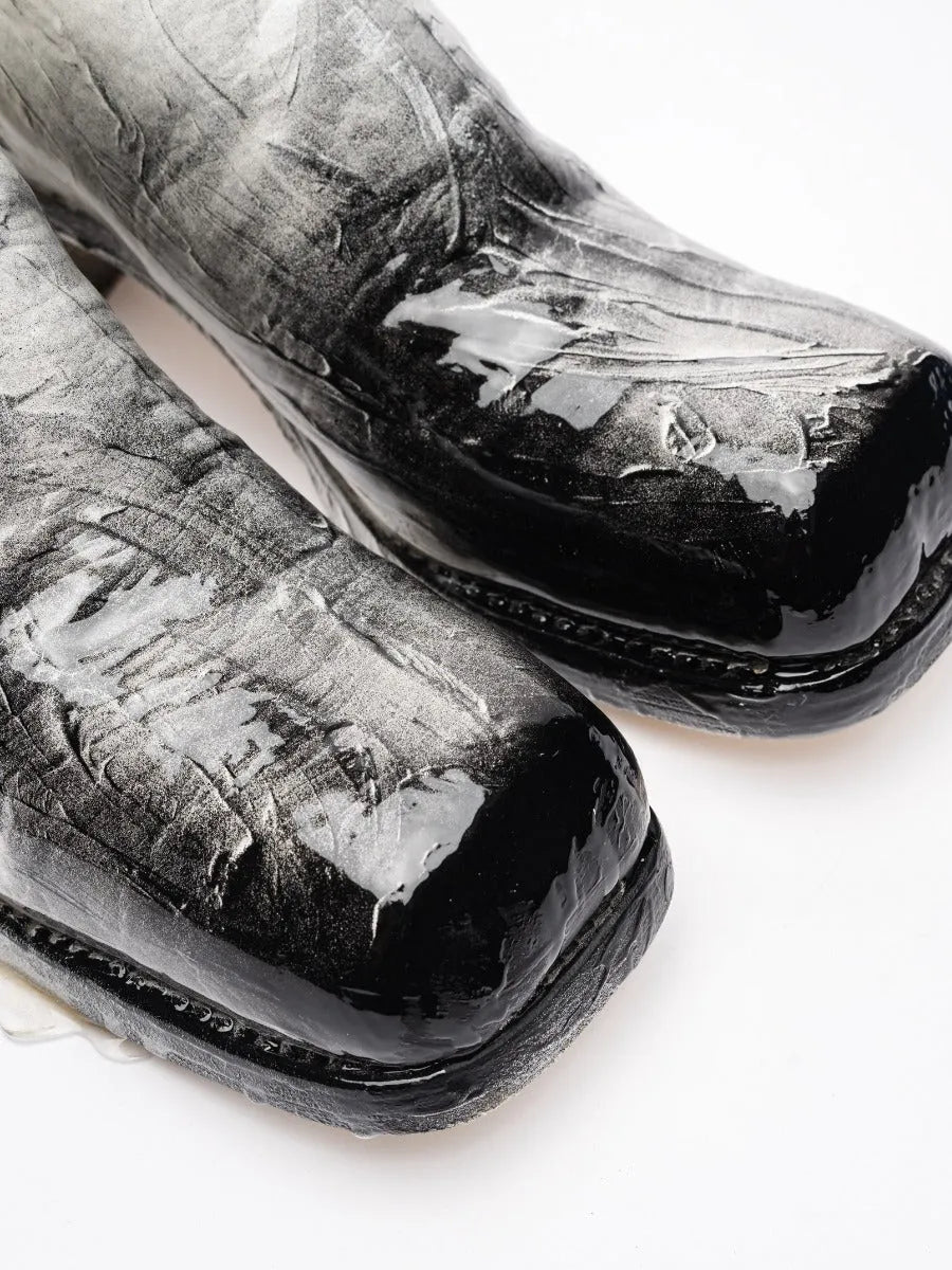 BACK ZIP BOOTS - by GUIDI