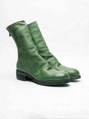 788ZX Back Zip Mid Boot in Green