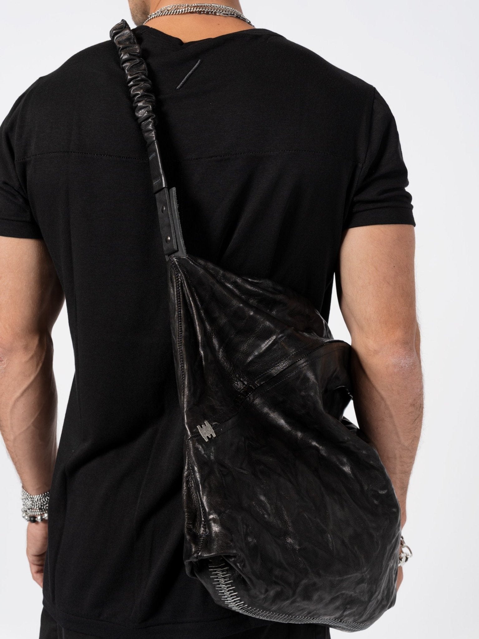Balladeur Lambskin Shoulder Bag - by ISAAC SELLAM