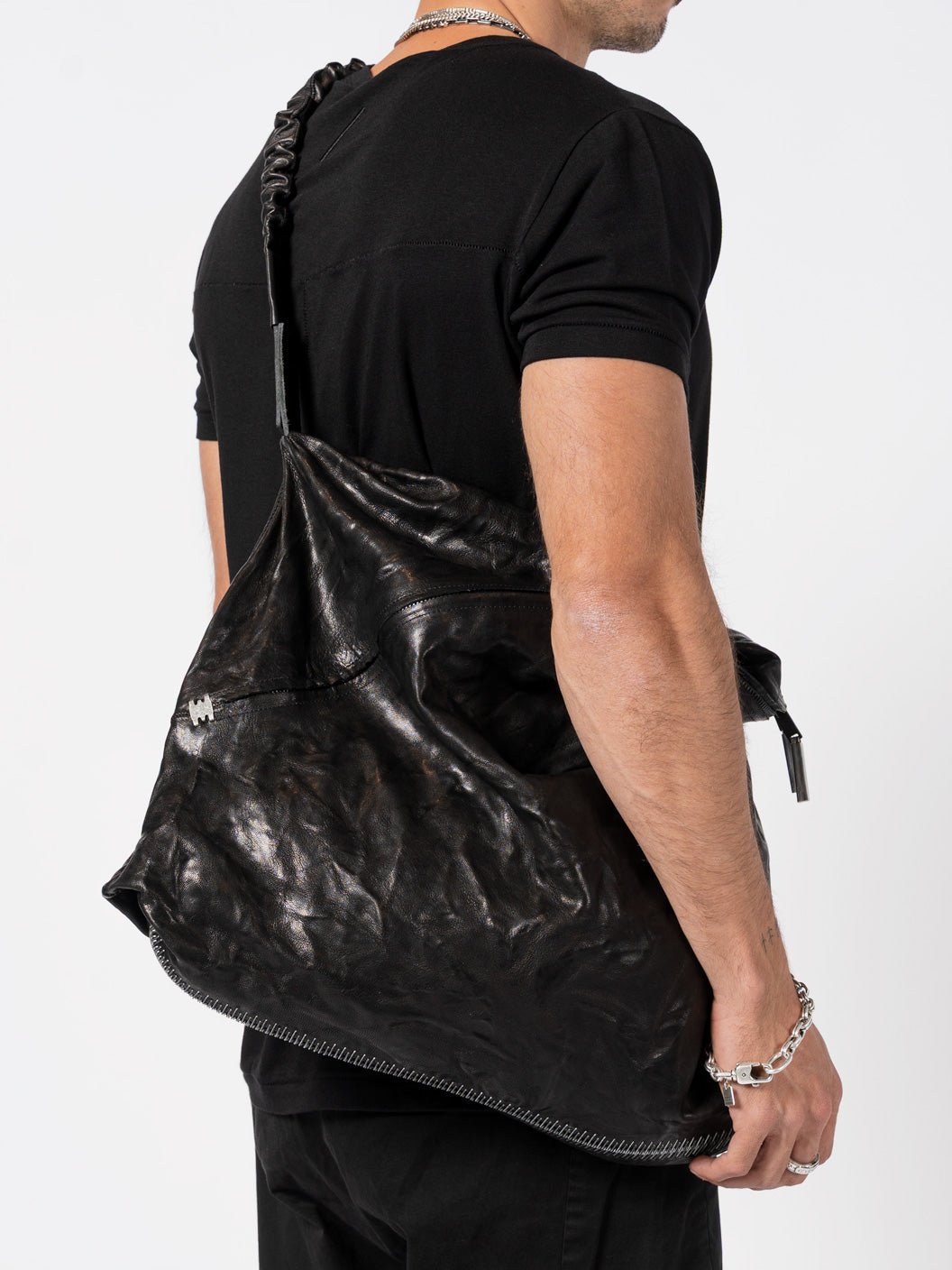 Balladeur Lambskin Shoulder Bag - by ISAAC SELLAM