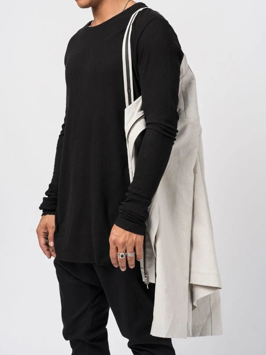 Black nylon jacket - by AITO
