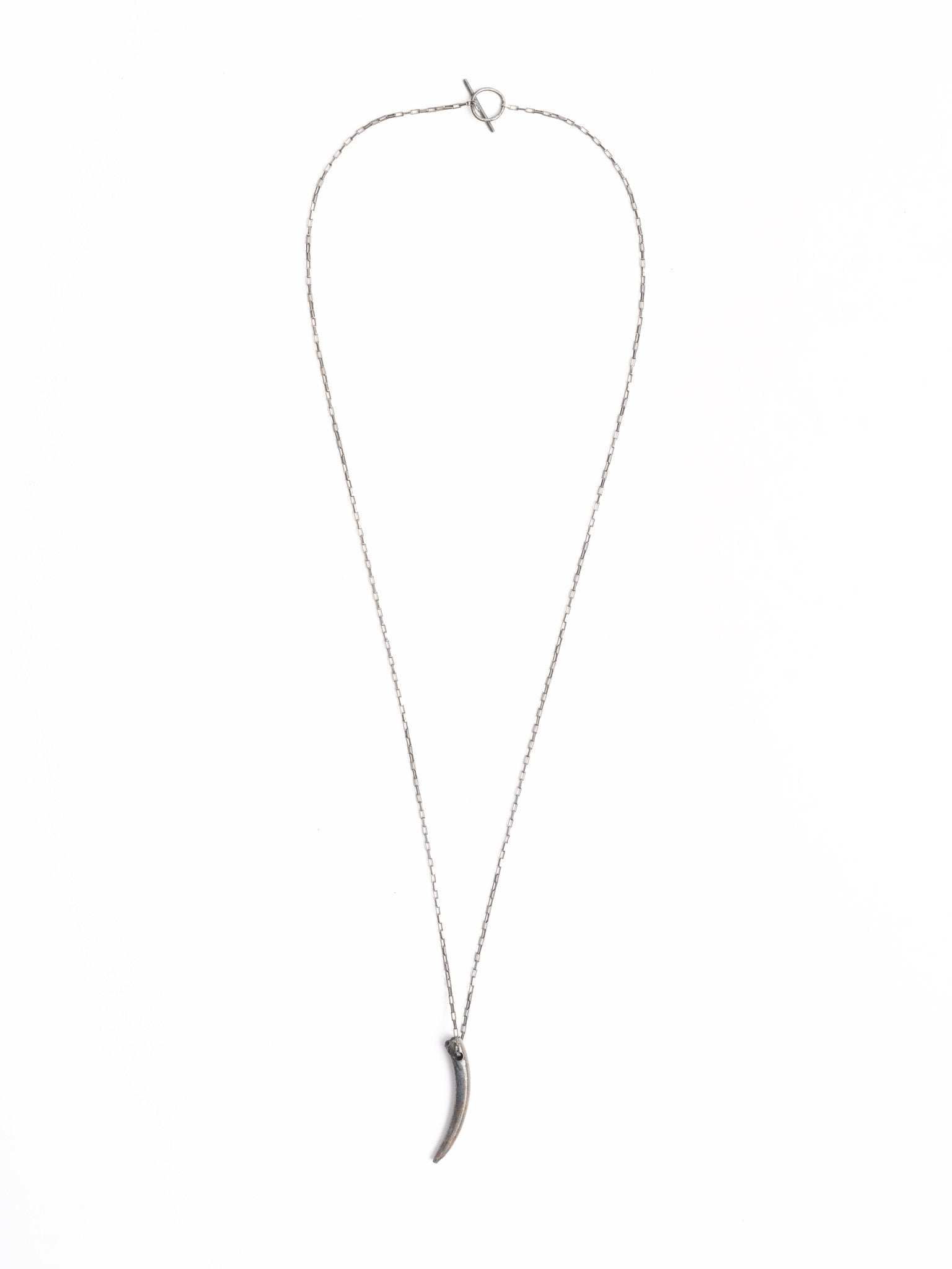Blood Garnet Horn Necklace - by MAYA NOACH
