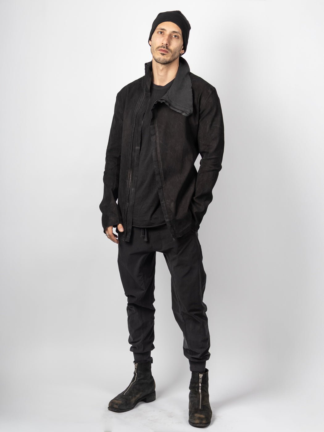 Body - Moulded Lambskin Spine Jacket - by ISAAC SELLAM