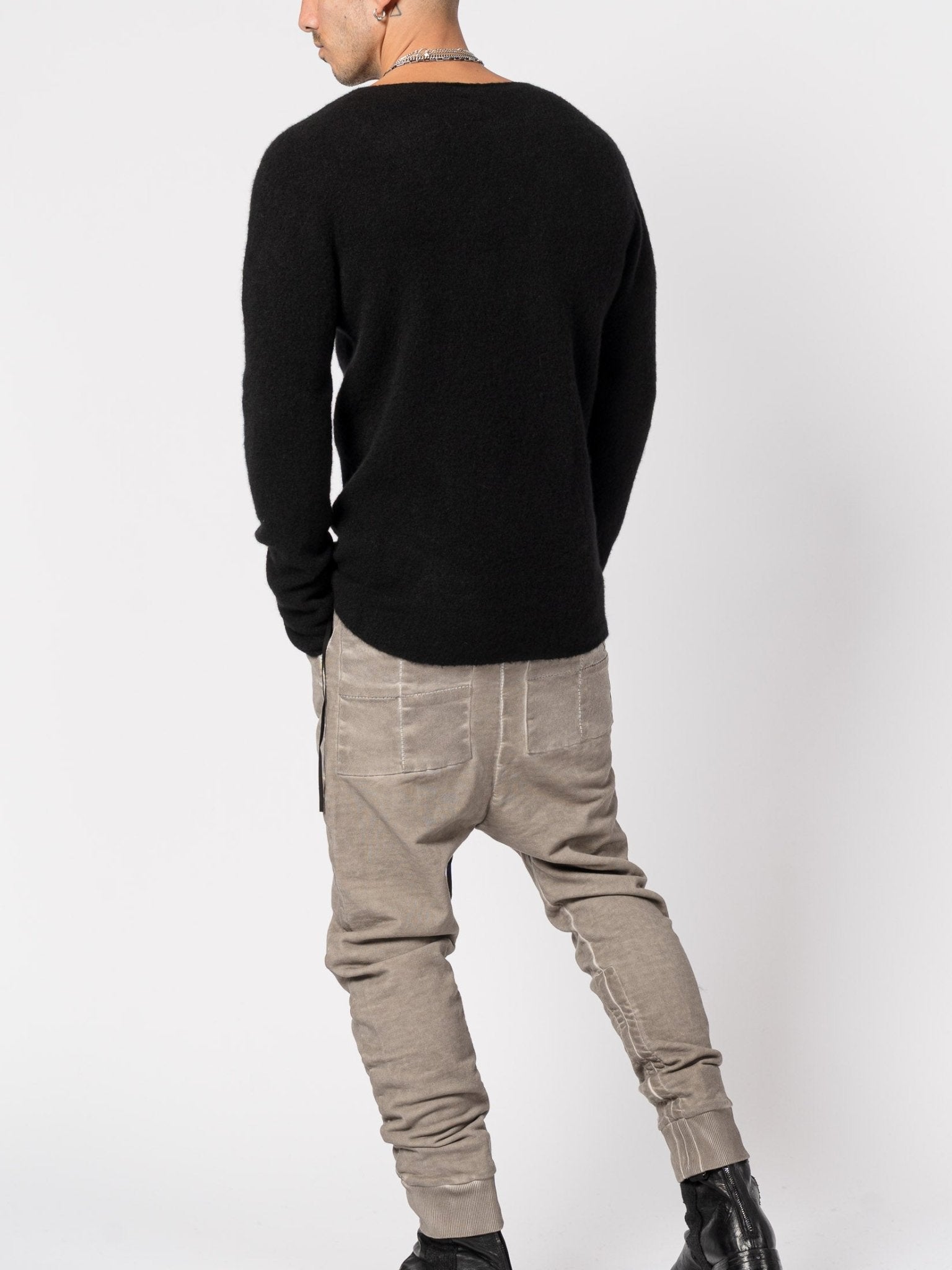 Brushed Cashmere Silk Blend Knit - by MD75