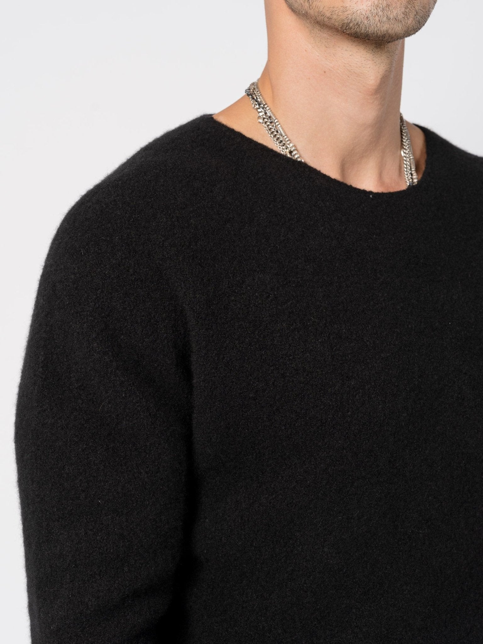 Brushed Cashmere Silk Blend Knit - by MD75