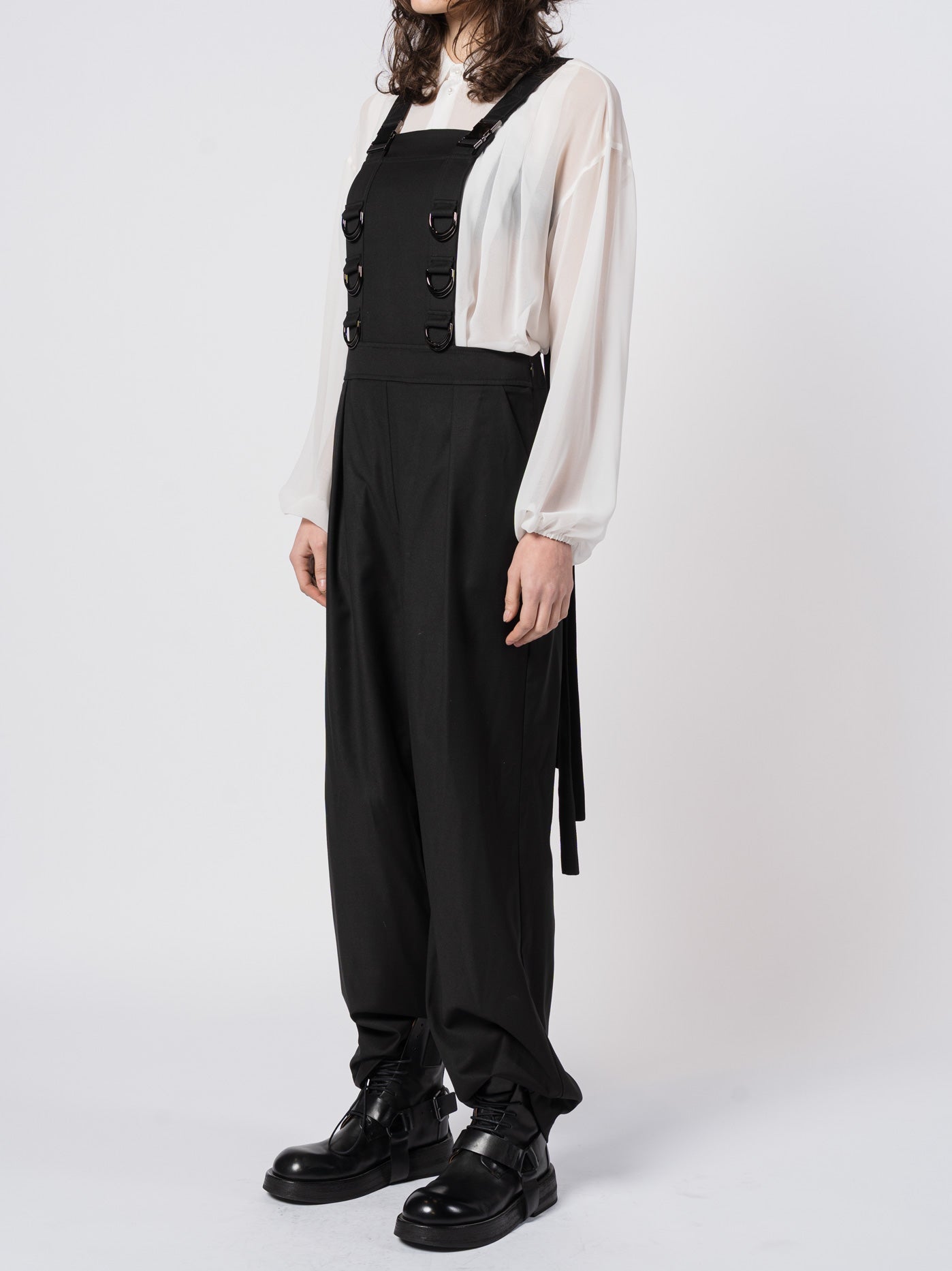 Buckled Pinafore Overall - by SHARONA SHARVIT