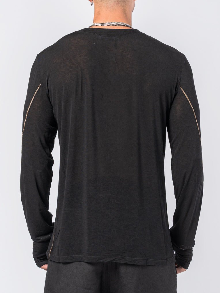 Button - Up Long Sleeve T-Shirt - by NOSTRA SANTISSIMA