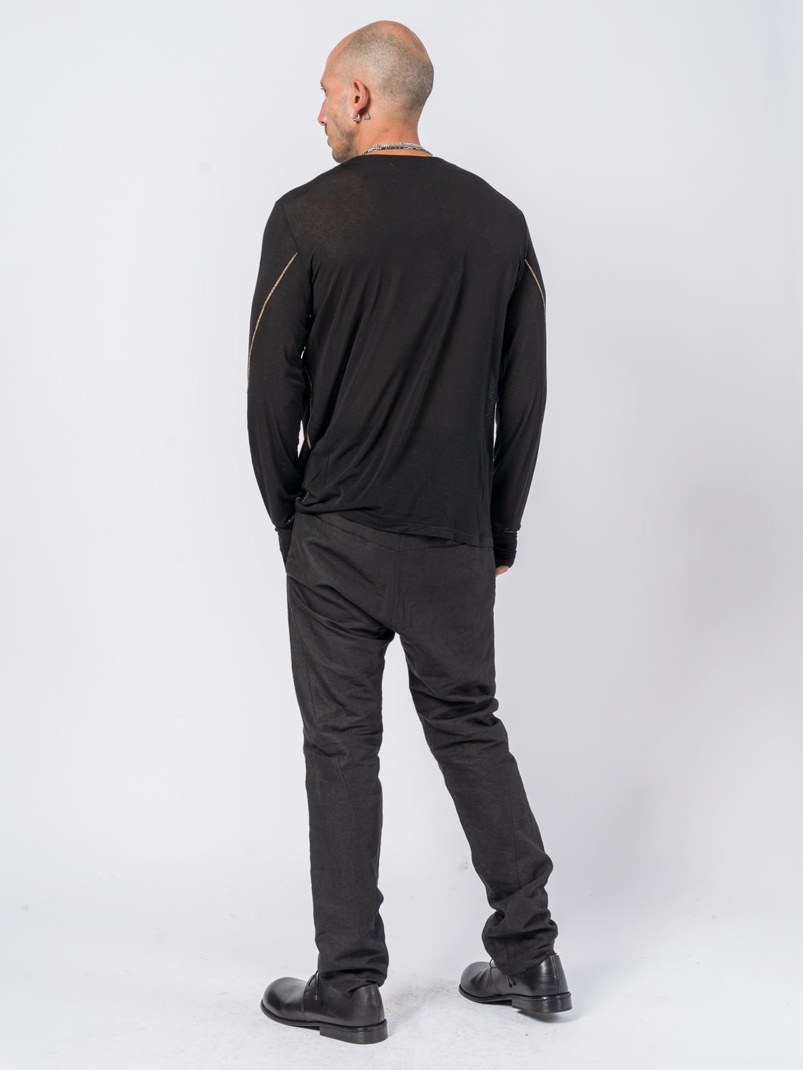 Button - Up Long Sleeve T-Shirt - by NOSTRA SANTISSIMA