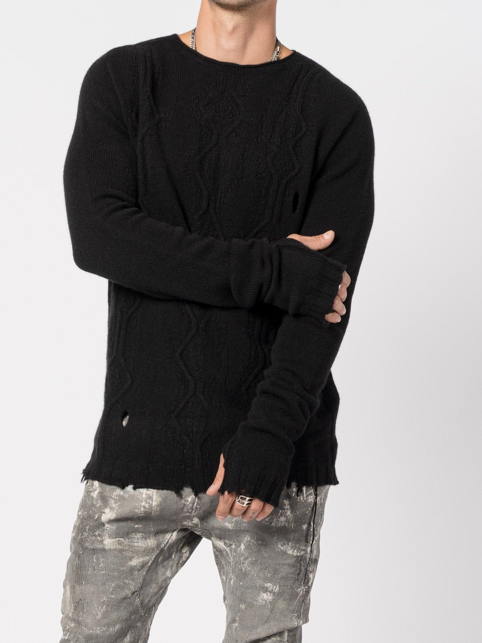 Cashmere Textured Knit - by MD75