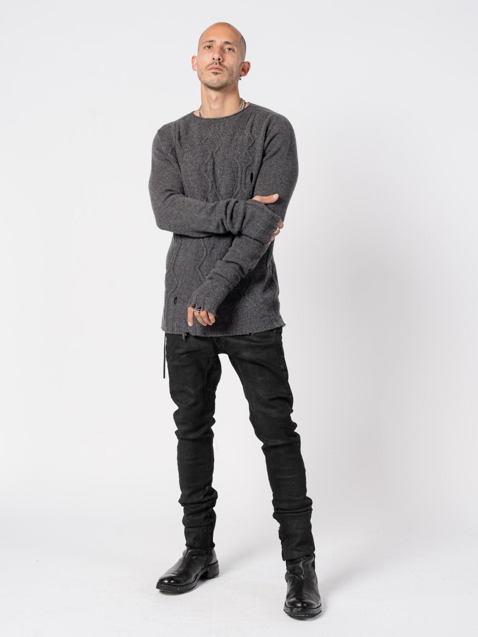 Cashmere Textured Knit - by MD75