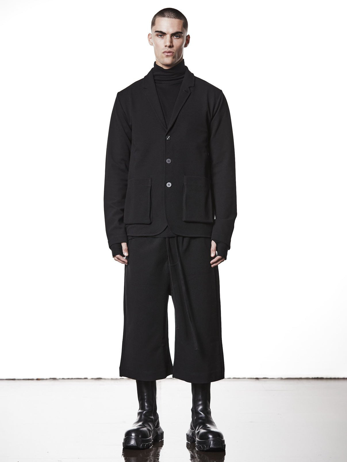 Cotton - Blend Jersey Blazer - by THOM KROM