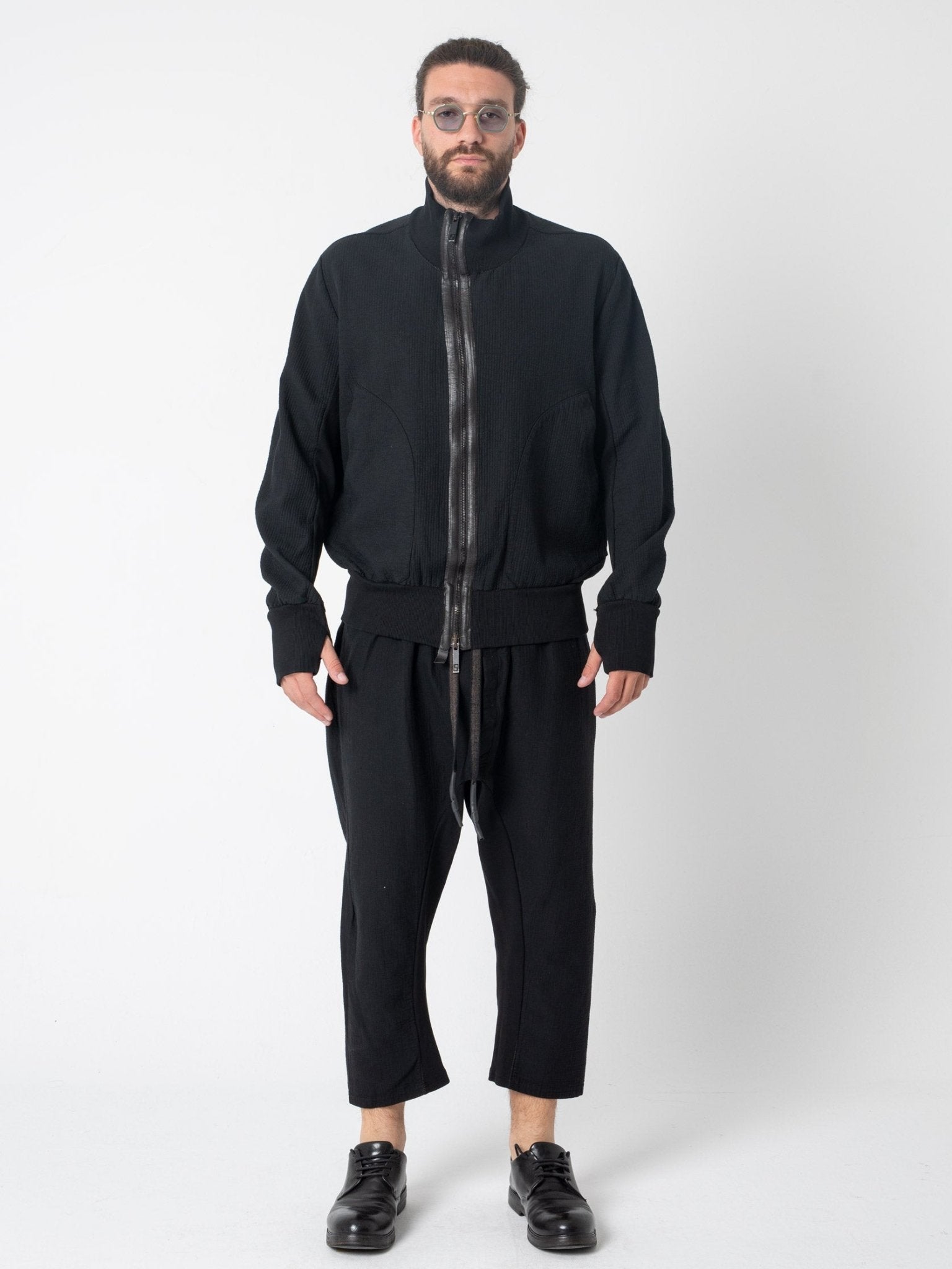 Cotton Bomber Jacket - by ISAAC SELLAM