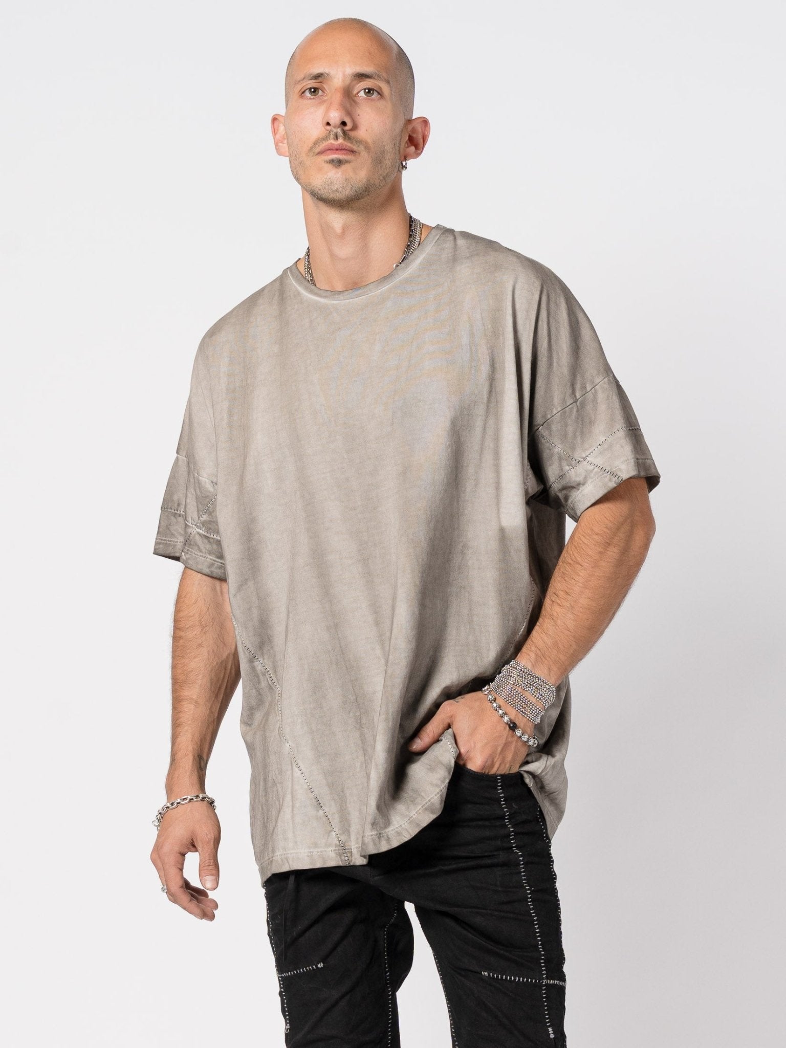 Cotton Tee with Dissolv Finish - by MD75