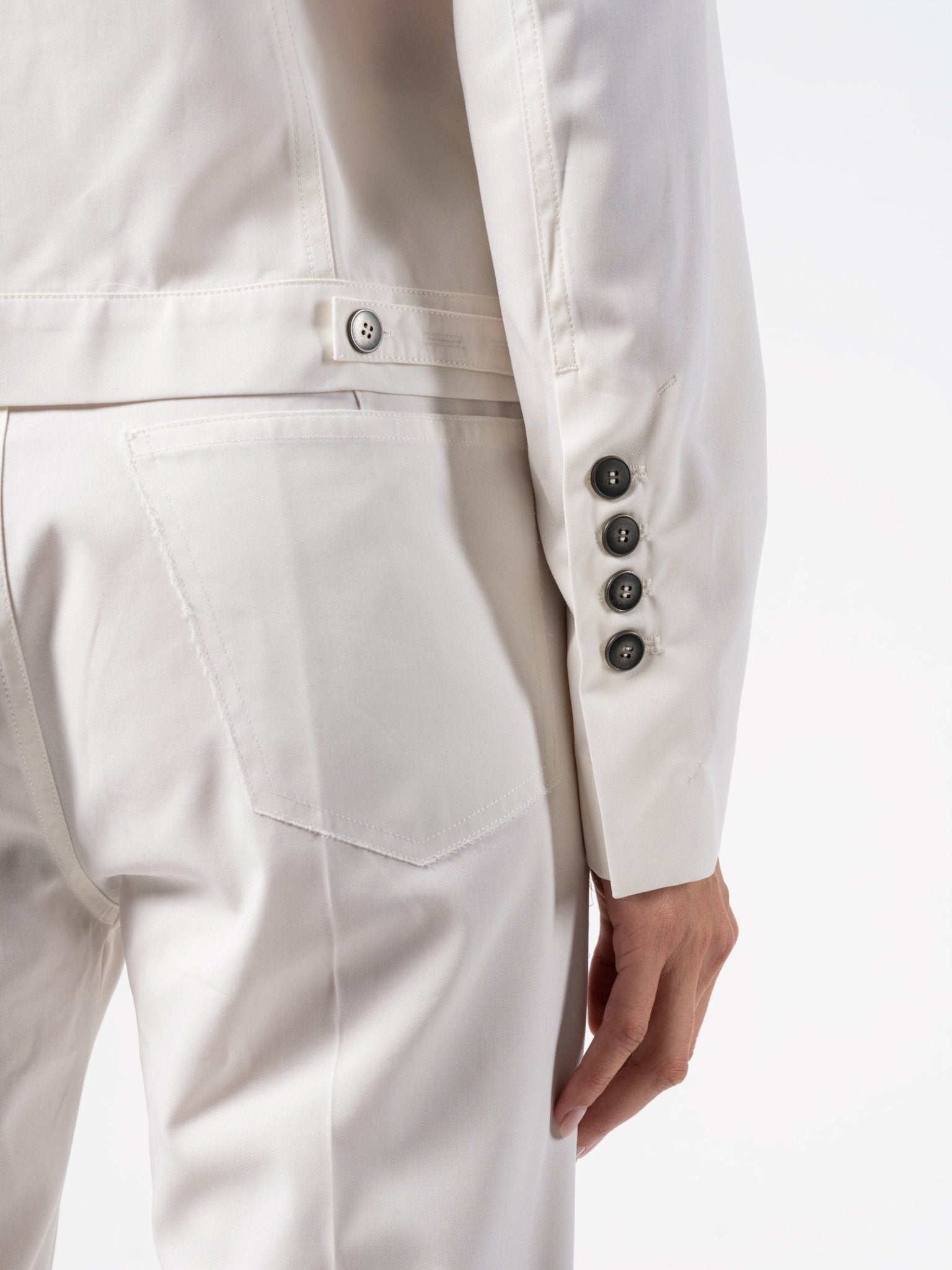 Cropped Structured Jacket - by SAPIO