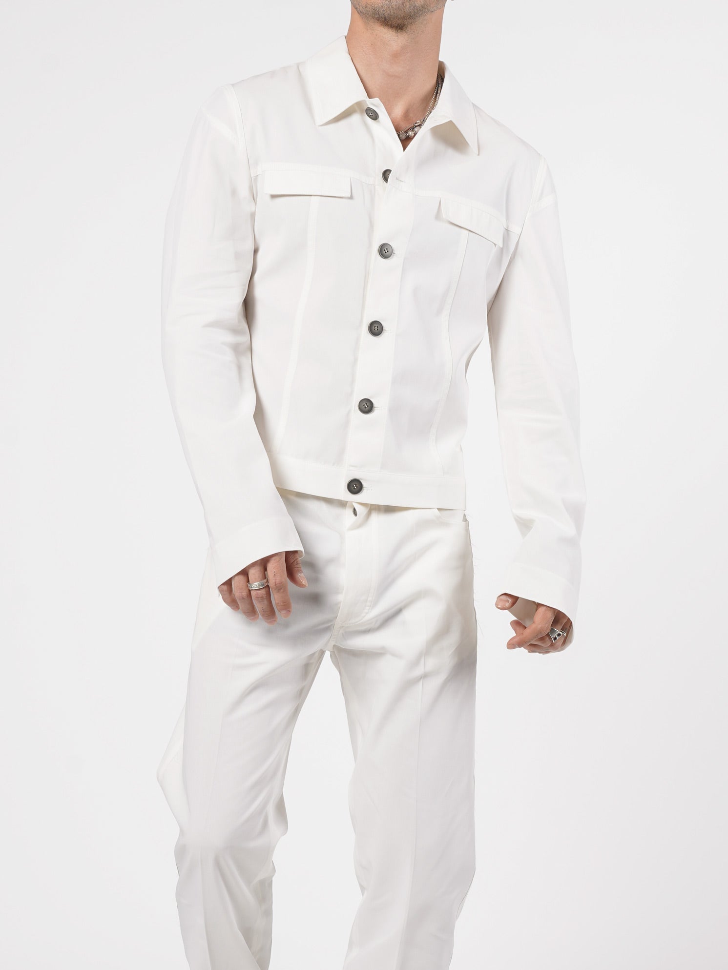 Cropped Structured Jacket - by SAPIO