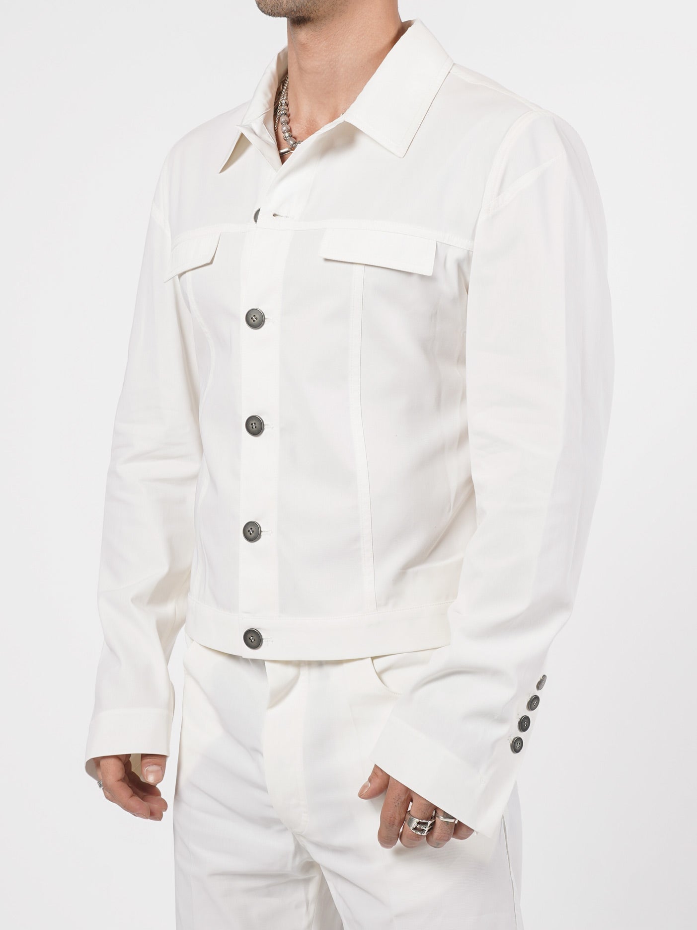 Cropped Structured Jacket - by SAPIO