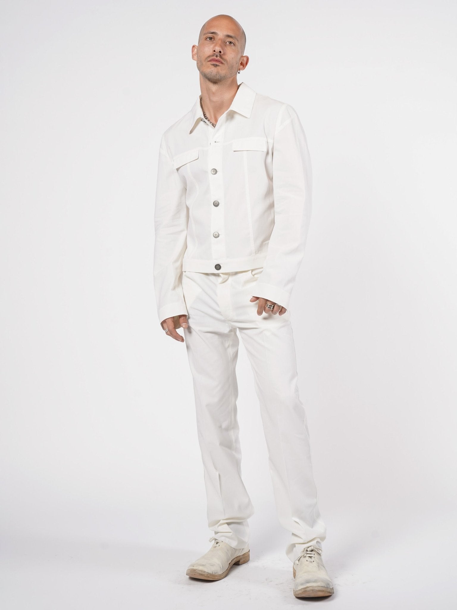 Cropped Structured Jacket - by SAPIO