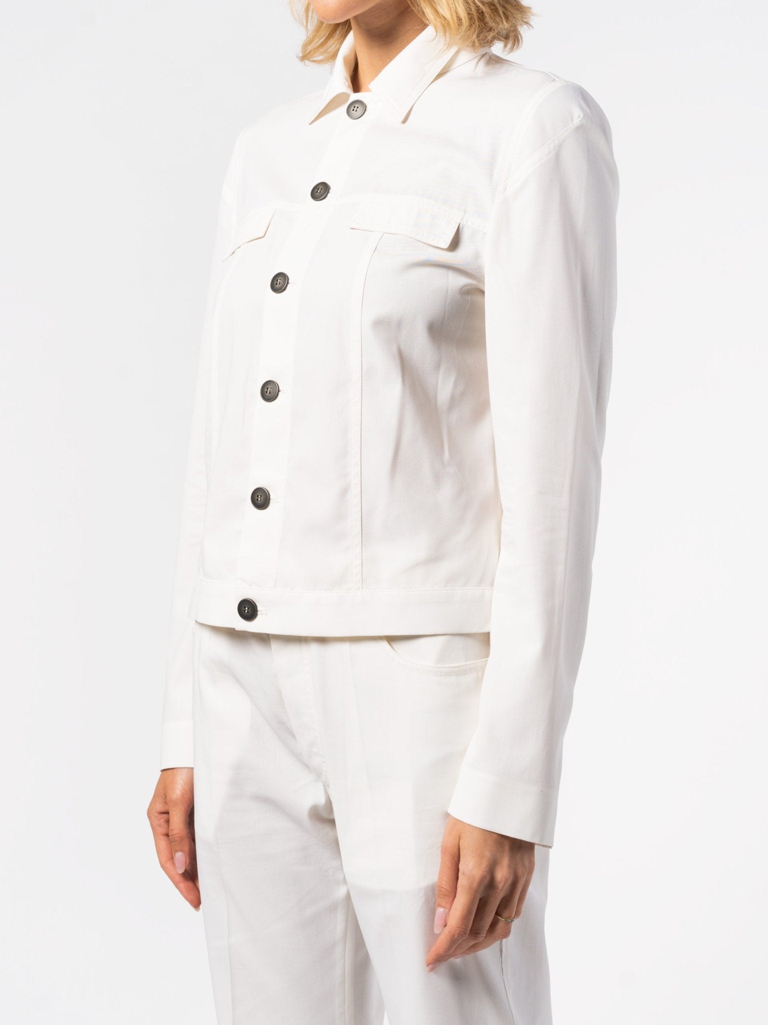Cropped Structured Jacket - by SAPIO