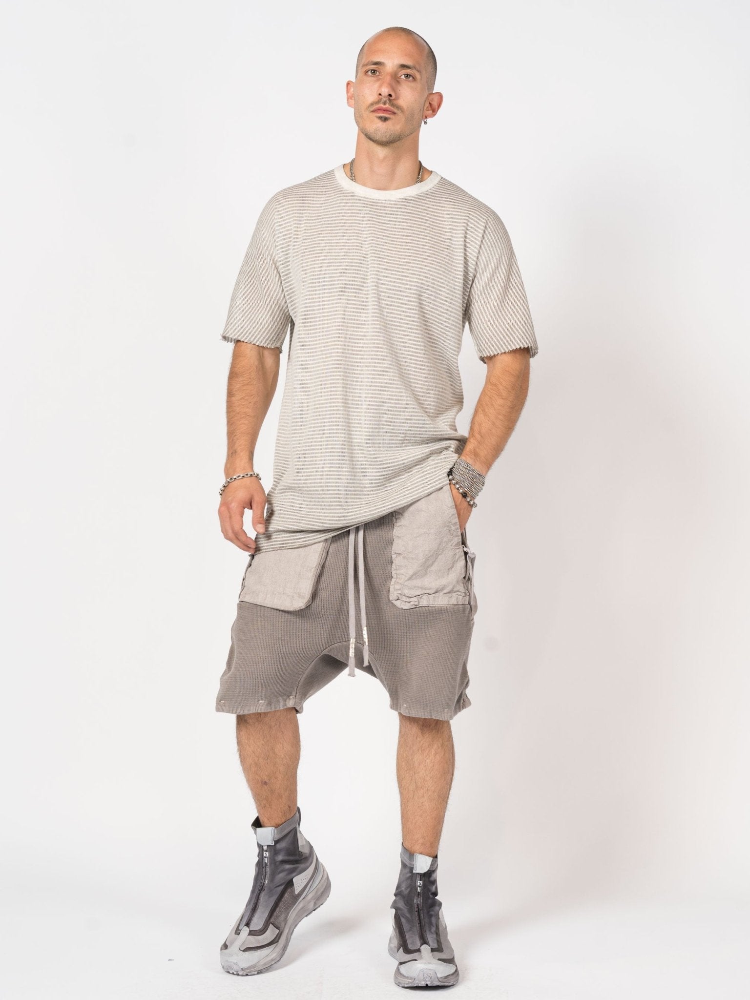 Drop - Crotch Hybrid Shorts - by BORIS BIDJAN SABERI