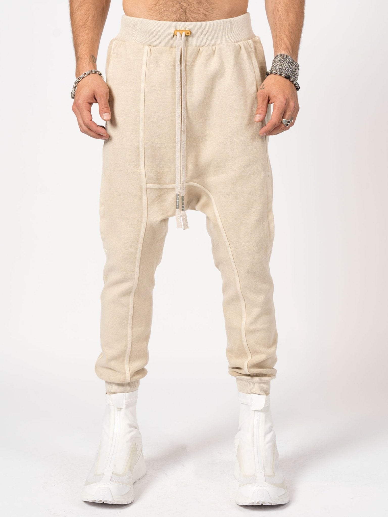 Dropped - Crotch Fleece Jogger Pants - by BORIS BIDJAN SABERI