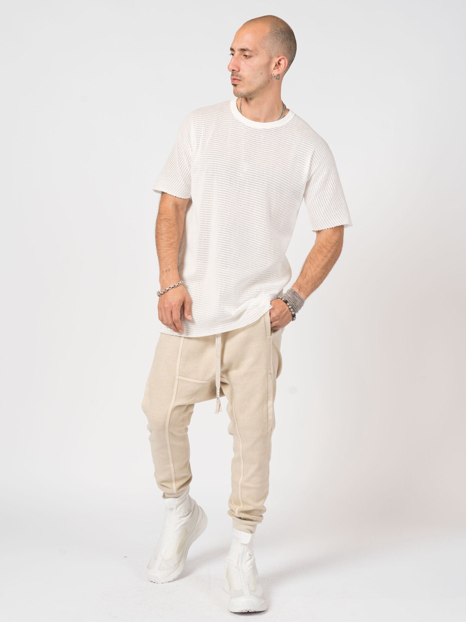 Dropped - Crotch Fleece Jogger Pants - by BORIS BIDJAN SABERI