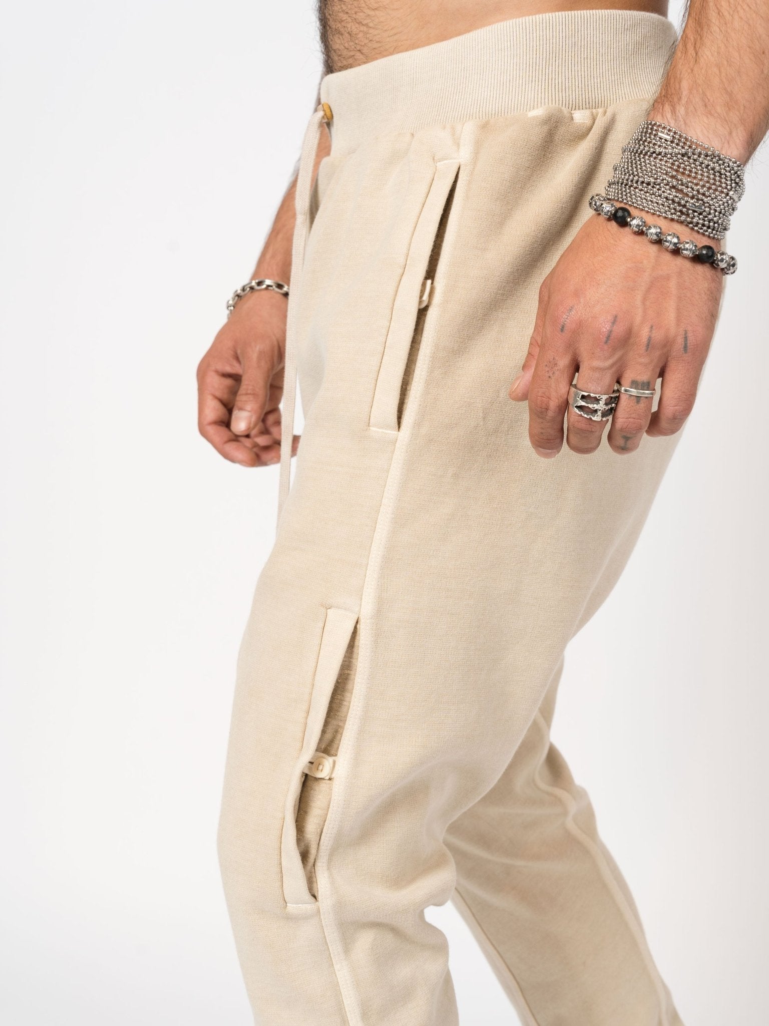 Dropped - Crotch Fleece Jogger Pants - by BORIS BIDJAN SABERI