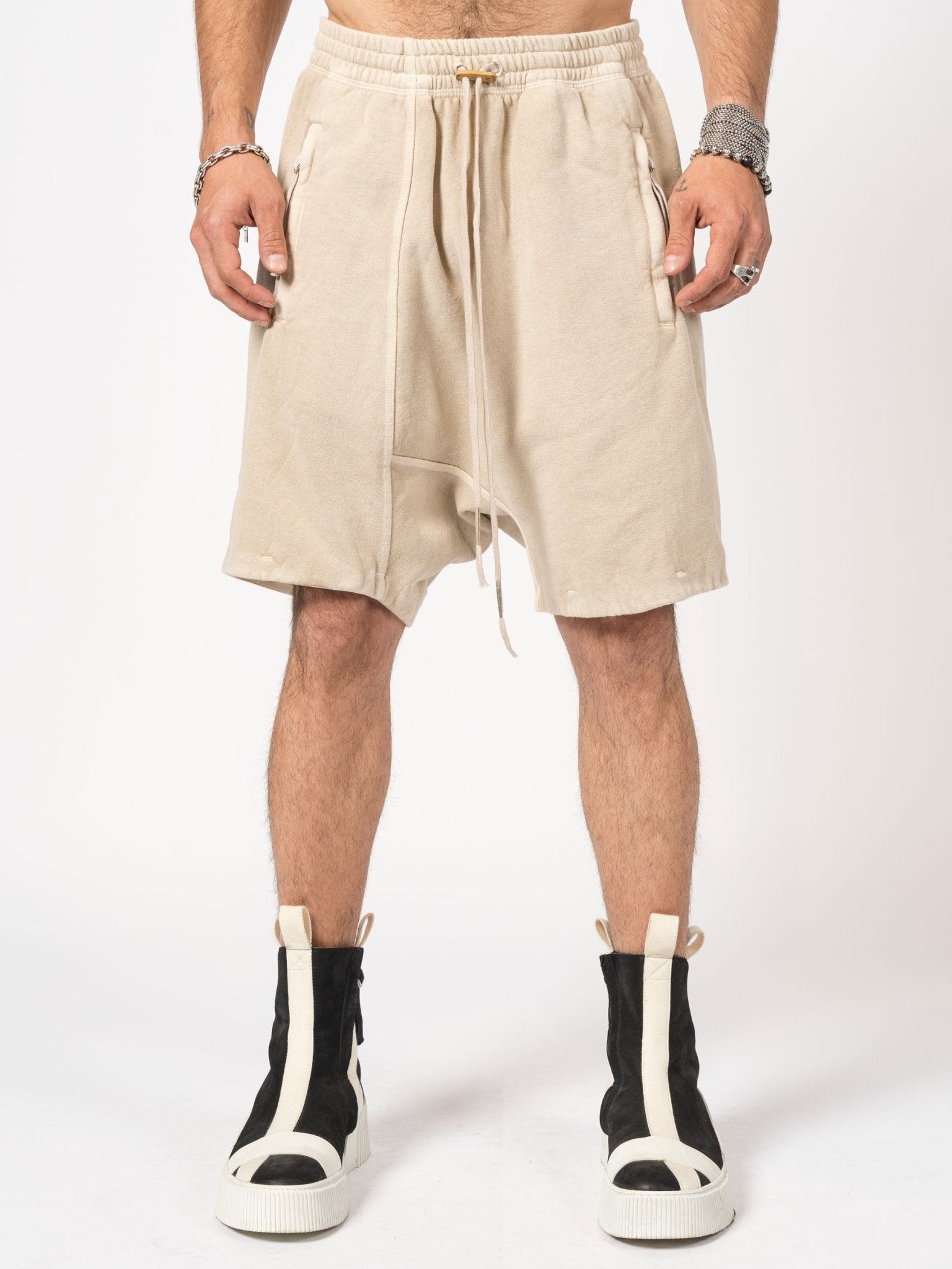 Dropped - Crotch Fleece Shorts - by BORIS BIDJAN SABERI
