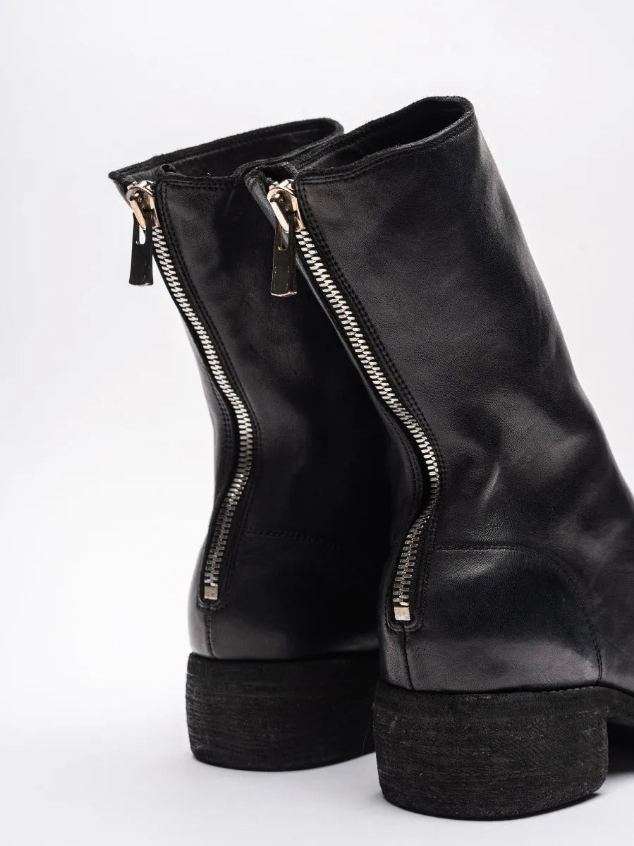 BACK ZIP MID BOOT