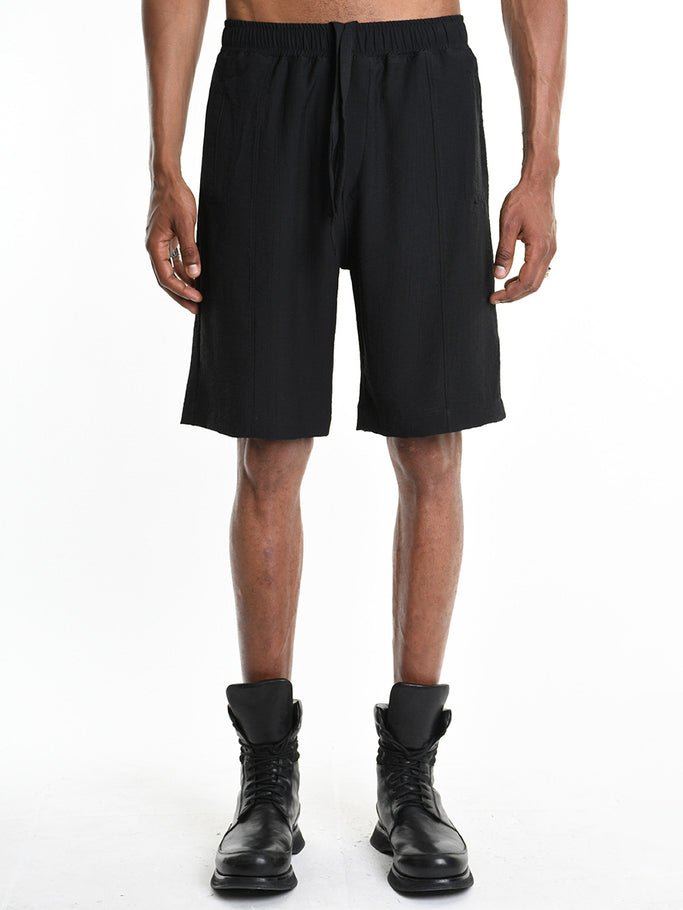 Embossed Bermuda Shorts - by LA HAINE INSIDE US